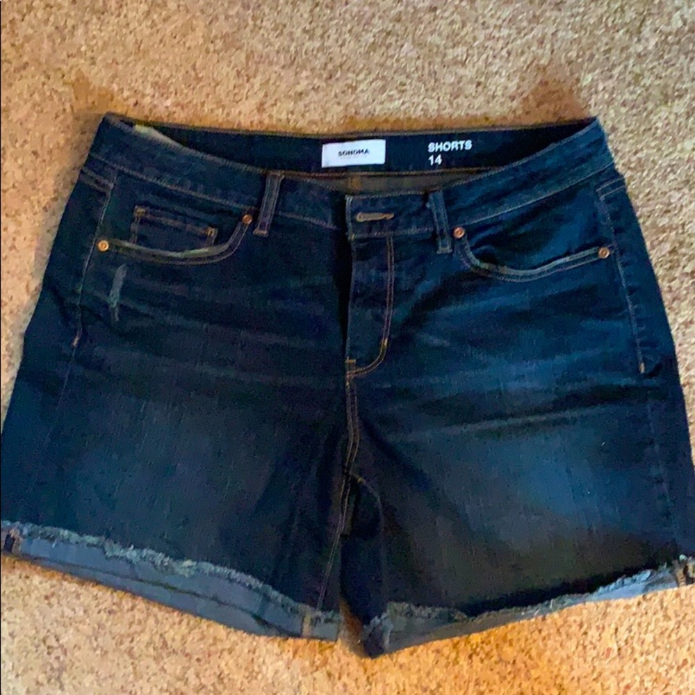 Sonoma blue jean shorts